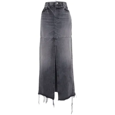 Jupe en jean (Gris) de Reformation Jeans Lyocell, Coton biologique, Coton recyclé