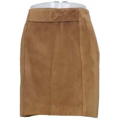 Leather skirt (Brown) from Banana Republic Acetate, Leather