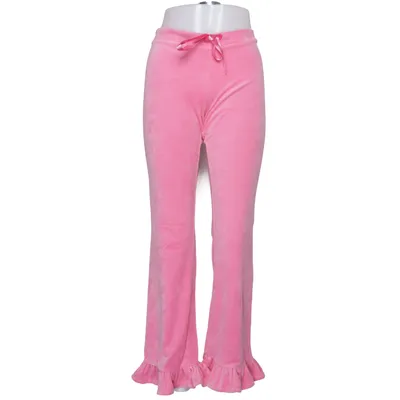 Sweatpants (Pink) from Vera Velour Cotton, Polyester