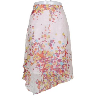 Skirt (White, Multicolored) from Christian Lacroix Metallic fiber, Silk, Viscose