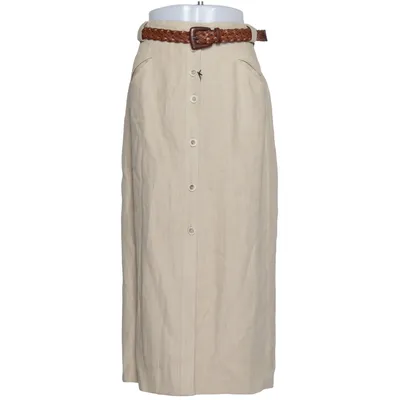 Långkjol (Beige) från Hirsch Acetat, Linne