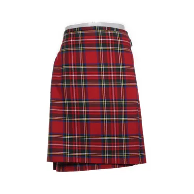 Kilt (Red, Multicolored) from Saltire Polyester, Viscose