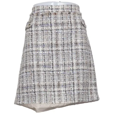 Rok (Beige, Blauw, Meerkleurig) van Riani Acryl, Katoen, Polyester, Wol