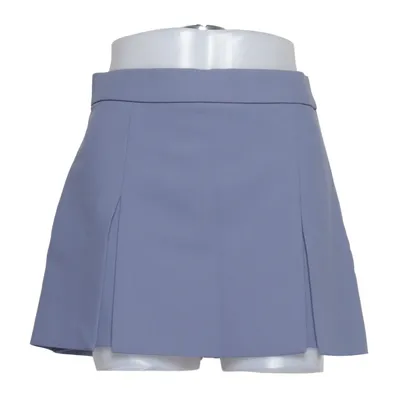 Skort (Blå) från Zara Elastan, Polyester, Viskos