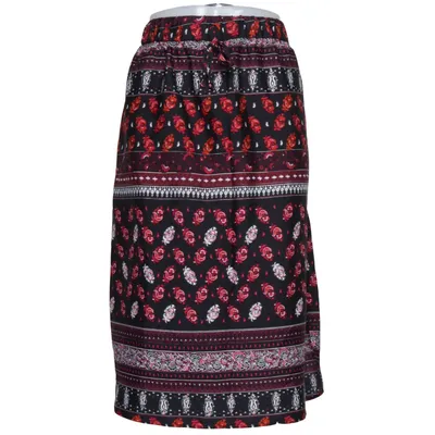Jupe (Noir, Rouge, Multicolore) de Kushi Polyester