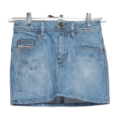 Jeanskjol (Blå) från Diesel Bomull, Polyester