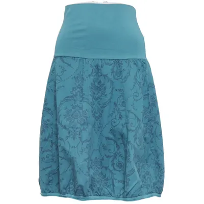 Zwangerschapsrok (Blauw, Turquoise) van Julia Wang Katoen, Elastaan