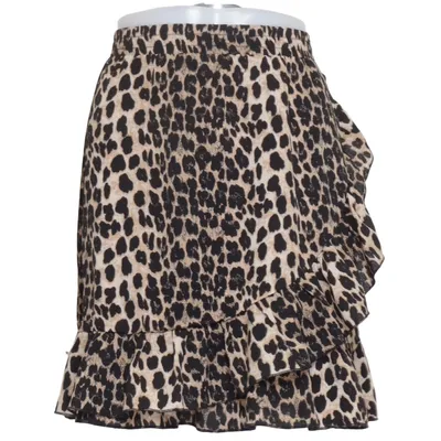 Jupe (Leopard Ruffle Skirt) de Seven Sisters Polyester