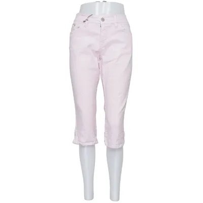 Driekwart broek (Roze) van Number One Katoen, Elastaan