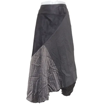 Skirt (Gray, Black) from One Step Cotton, Polyester