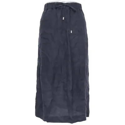 Rok (Zwart) van Le Tricot Perugia Linnen