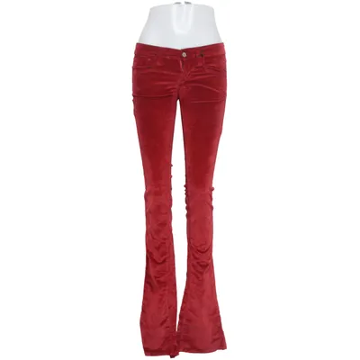 Pantalon en velours (Rouge) de Fornarina Coton, Élasthane, Modal