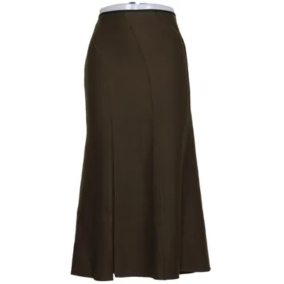 Jupe (Vert) de Strenesse Polyester, Laine