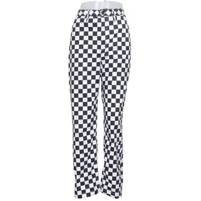 Byxor (Svart, Vit) från Vans Bomull, Elastan, Polyester