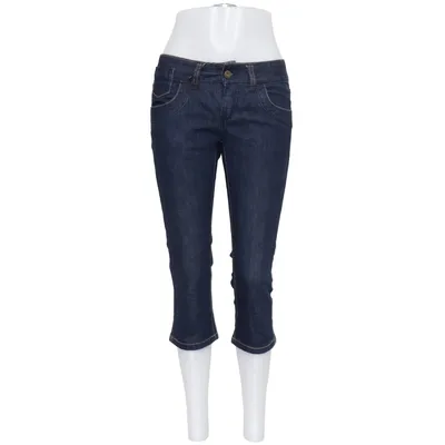 Three-quarter pants (Blue) from Vero Moda Denim Cotton, Elastane, Polyester