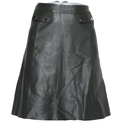 Läderkjol (Grön) från Selected Femme Skinn, Återvunnen polyester