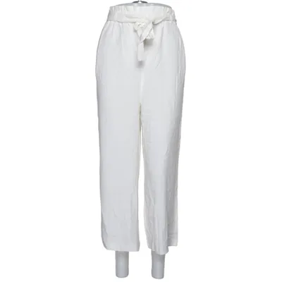 Broek (Wit) van ONLY Blue Denim Katoen, Linnen