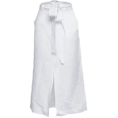 Jupe (Blanc) de Massimo Dutti Coton