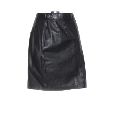 Läderkjol (Svart) från Naf Naf Skinn, Nylon