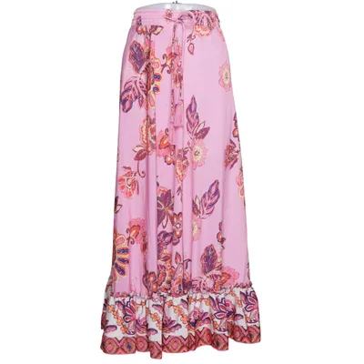 Jupe longue (Rose, Multicolore) de Tahari Polyester