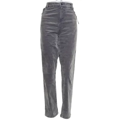 Corduroy broek (Grijs) van M.O.D. Katoen, Elastaan