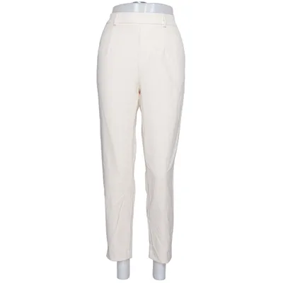 Pantalon (Beige) de Object Coton, Polyester recyclé, Viscose