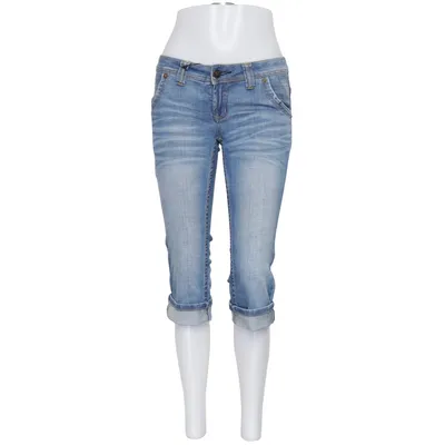 Denim shorts (Blauw) van One Green Elephant