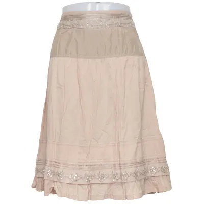 Skirt (Beige) from Soya Cotton, Silk