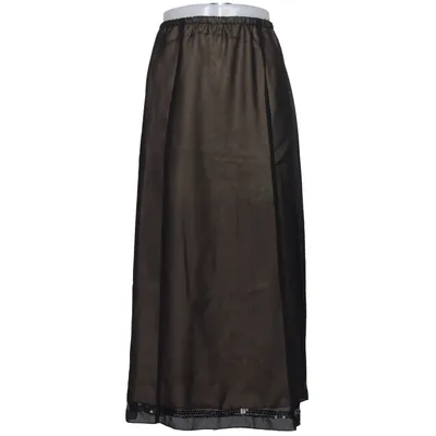 Maxi nederdel (Sort, Guld) fra ClaMal Polyester