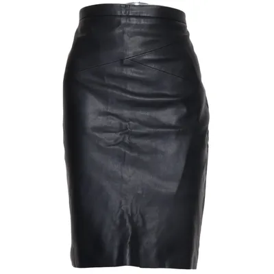 Jupe (Noir) de Mango Suit Polyester, Polyuréthane
