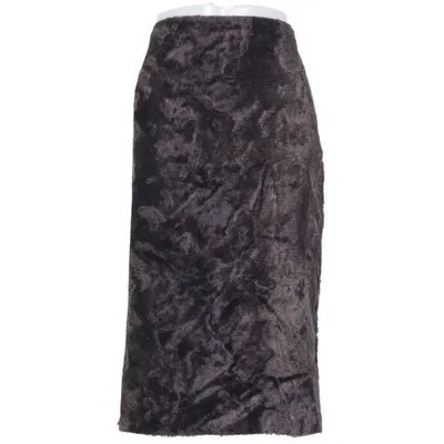 Skirt (Brown) from Zapa Acetate, Cotton, Modal, Polyester, Viscose