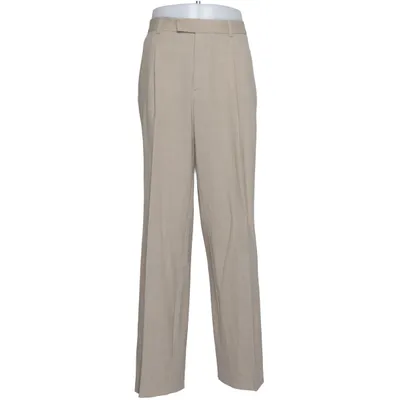 Kostuumbroek (Beige) van Bertoni Elastaan, Polyester, Wol