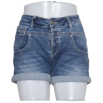 Denim shorts (Blauw) van Gang Katoen, Elastaan