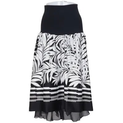 Skirt (Black, White) from Fashionart