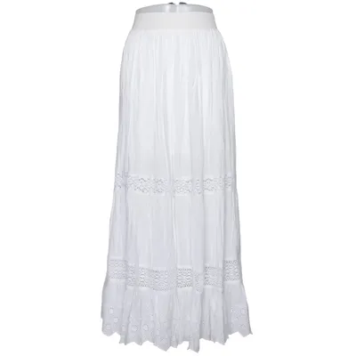 Maxirock (Weiß) von Denim & Supply Ralph Lauren Baumwolle, Polyester, Viskose