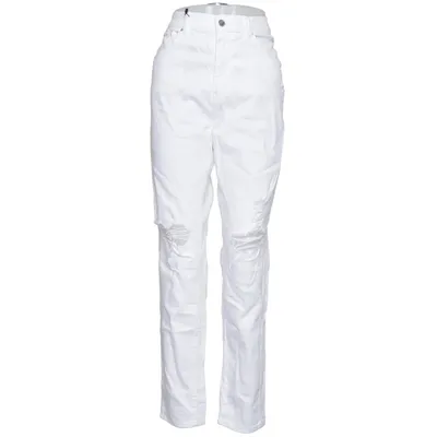 Jeans (White) from C.O.J Cotton, Elastane