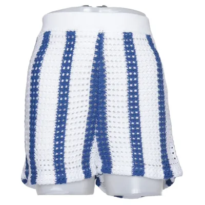 Shorts (Blau, Weiß) von Colourful Rebel Baumwolle, Polyester