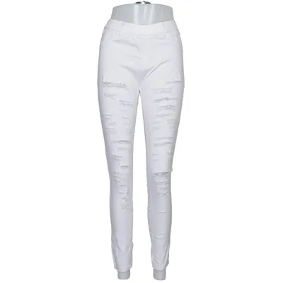 Jeans (Hvid) fra Miss Anna Bomuld, Elastan, Polyester