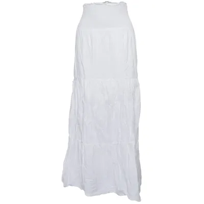 Maxi rok (Wit) van Zoteno Katoen