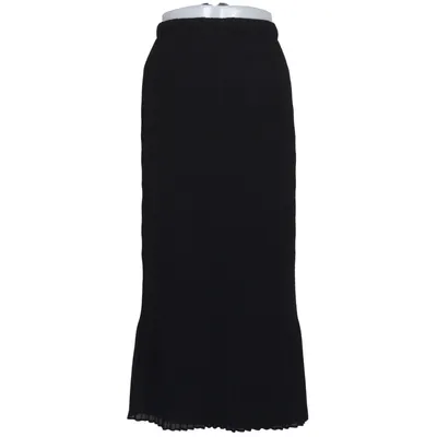 Maxi skirt (Black) from Eugen Klein Polyester, Viscose