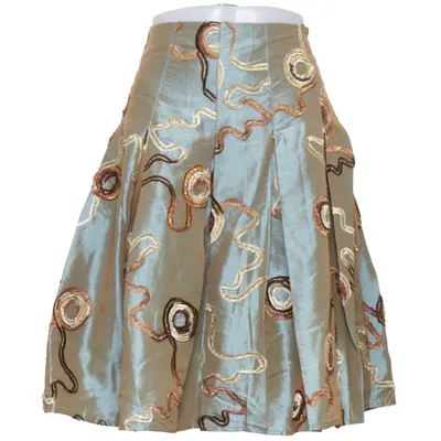 Kjol (Grön, Brun, Flerfärgad) från CCDK Acetat, Polyester