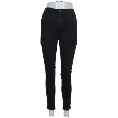 Cargo broek (Zwart) van Elly Katoen, Elastaan, Polyester