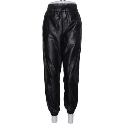 Byxor (Svart) från Allsaints Bomull, Skinn