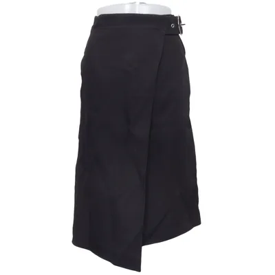 Slå om-nederdel (Sort) fra H&M Studio Viscose, Polyester, Bomuld
