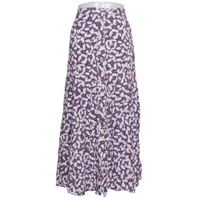 Maxi skirt (Blue, Multicolored) from Anna Glover x H&M Viscose