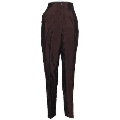 Suit pants (Brown) from Fashion Line Polyester, Viscose