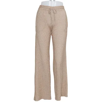 Broek (Beige) van Belair Elastaan, Metallvezel, Polyamide
