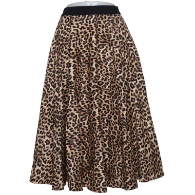 Maxi skirt (Brown, Black) from Camilla Thulin Acetate, Cotton, Elastane, Polyester