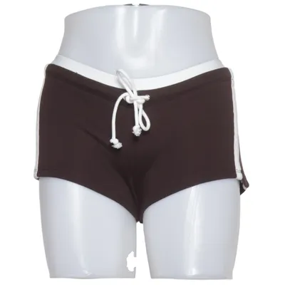 Short de sport (Marron, Blanc) de Monki Coton, Polyester