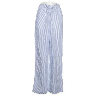 Palazzo broek (Blauw, Wit) van H&M Premium Quality Viscose, Linnen
